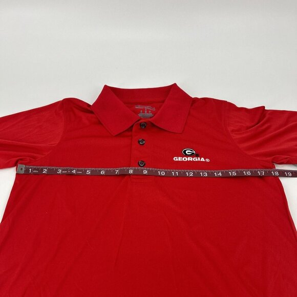 Georgia Bulldogs Shirt Mens S Red Champion Polo Athleticwear UGA NEW - Picture 10 of 11